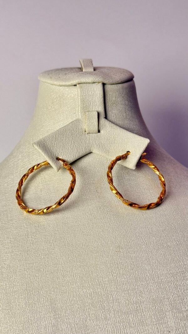 Boucle d'oreilles or