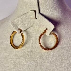 Boucle d'oreilles or